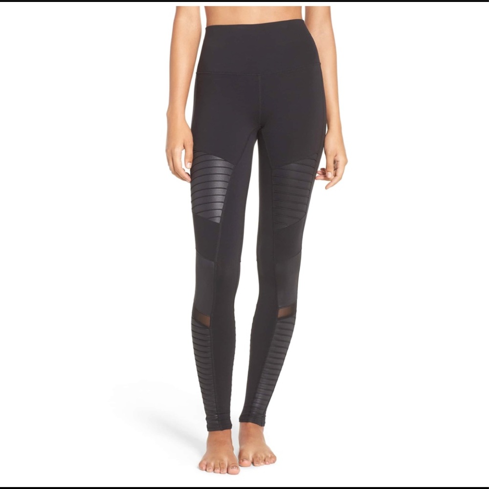 Alo High Waist Moto Leggings